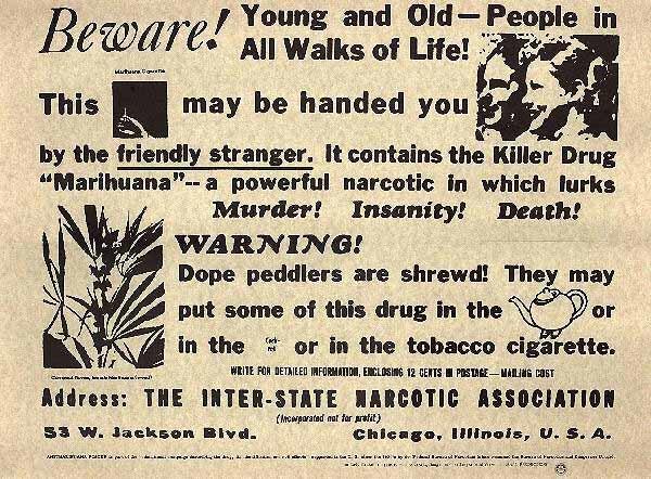 Marijuana warning 1935