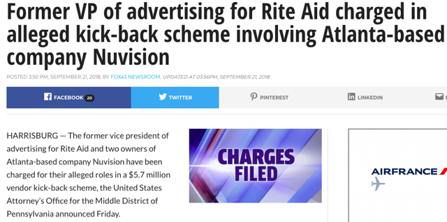 Rite Aid embezzlement