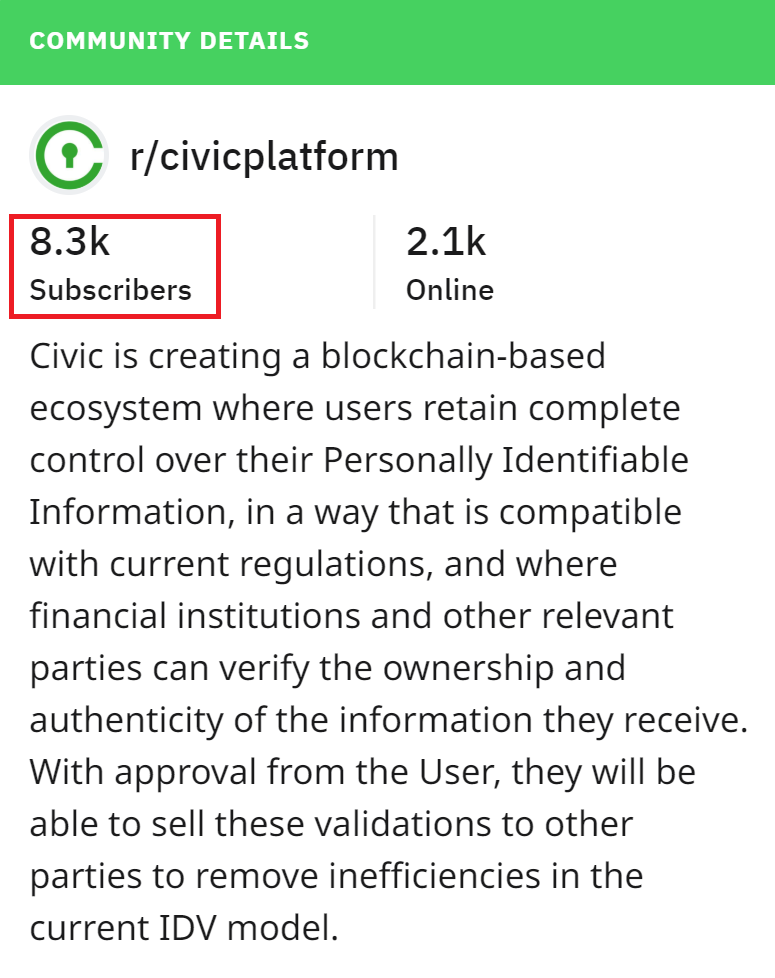 civic cryptocurrency reddit
