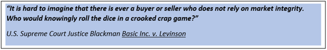 Justice Blackman on Market Integrity