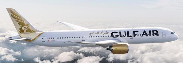 Illustration of Gulf Air Boeing 787-9