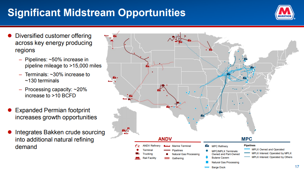 flow logistics indeed Logistics: Has Quality MLP Andeavor Upside And  30 40 High