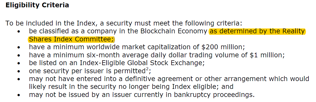 eality shares nasdaq blockchain economy index