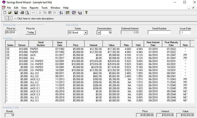 Savings Bond Wizard