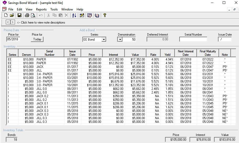 Series Ee Savings Bond Value Chart