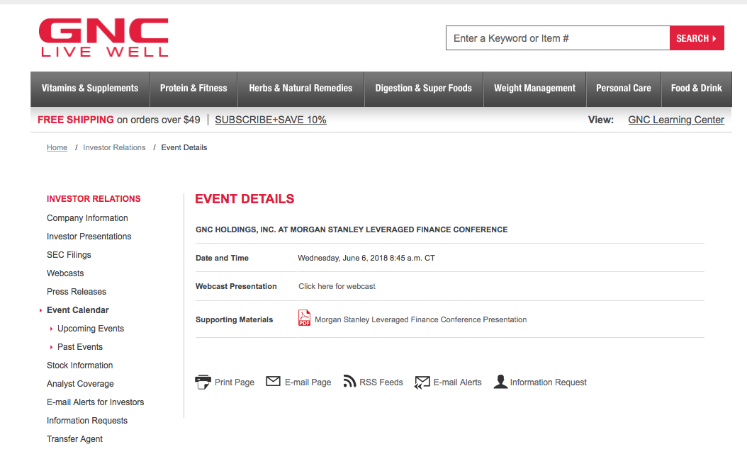 Gnc Holdings Good Whale Hunting Nyse Gnc Seeking Alpha