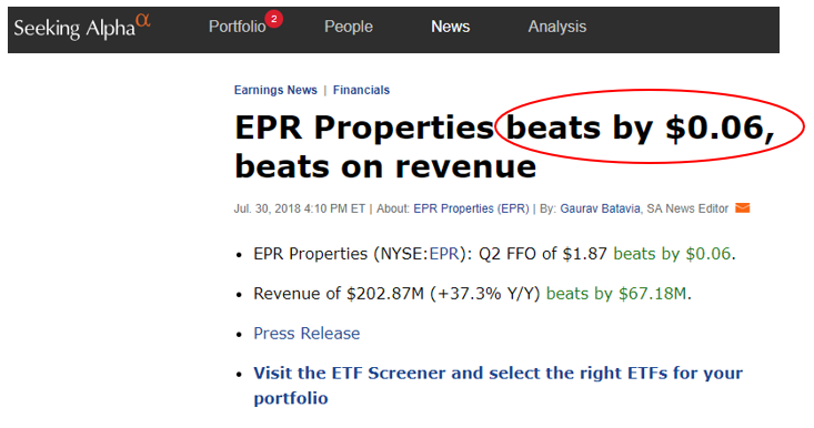 High Yield Investing 3 Strong Buys With Yields Up To 8 7 Epr - epr is not just surviving in today s environment it is thriving with record cash flow and a large beat this quarter