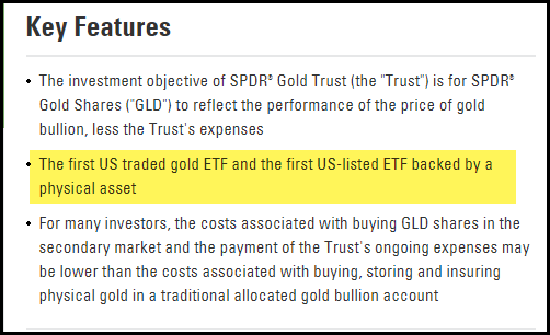 iShares GLD