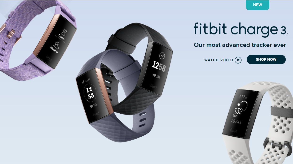 fitbit charge 3 the source