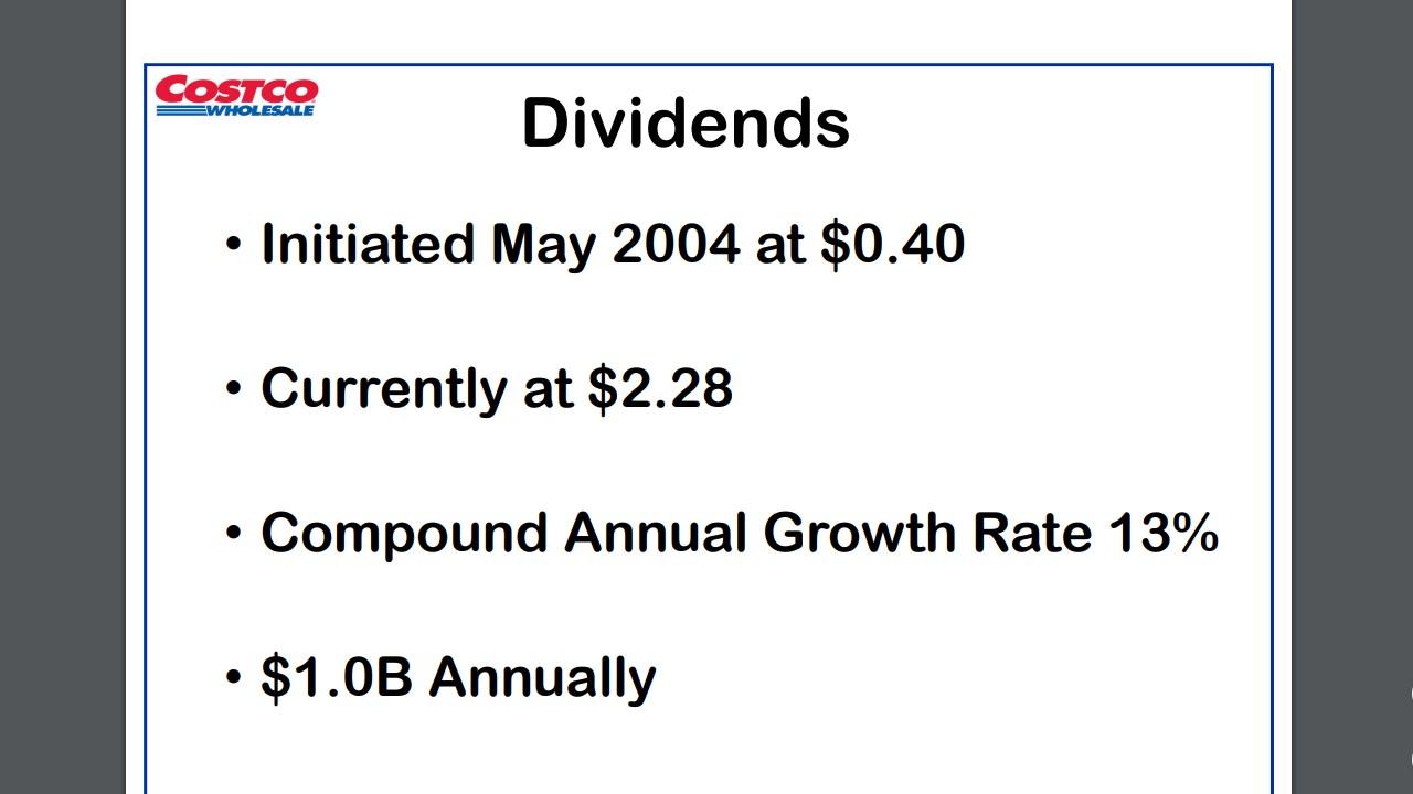 Will Costco Distribute A Special Dividend This Year? (NASDAQCOST