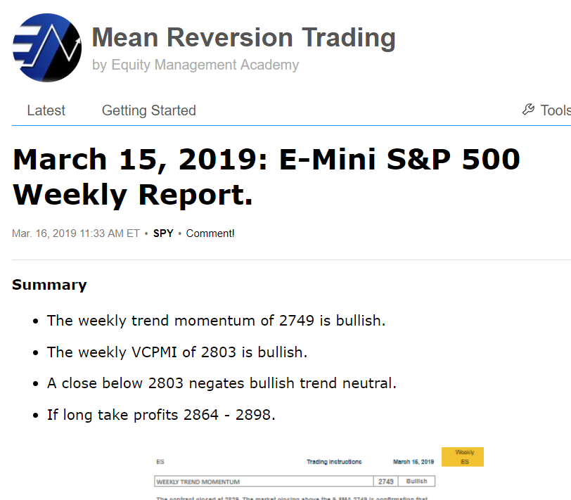 E Mini Sp 500 Have We Made A Top Seeking Alpha
