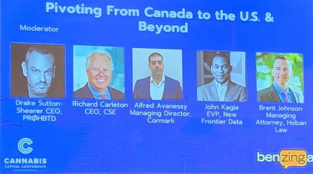 pivoting from Canada to the US and Beyond Ricahrd Carleton ceo of cse