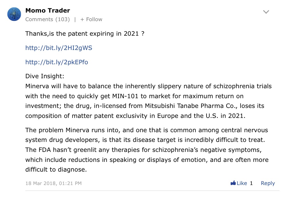 Minerva Neurosciences: A Lacklustre Proposition All Around (NASDAQ:NERV ...