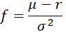 optimal equity allocation formula