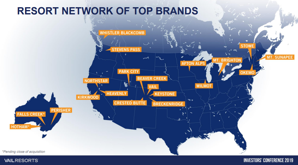 Vail Resorts Locations Map Industry Leader Vail Resorts Continues With Strong Growth (Nyse:mtn) |  Seeking Alpha