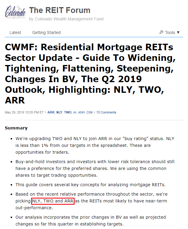 Armour Residential REIT Delivers Again Solid Outperformance Leads To
