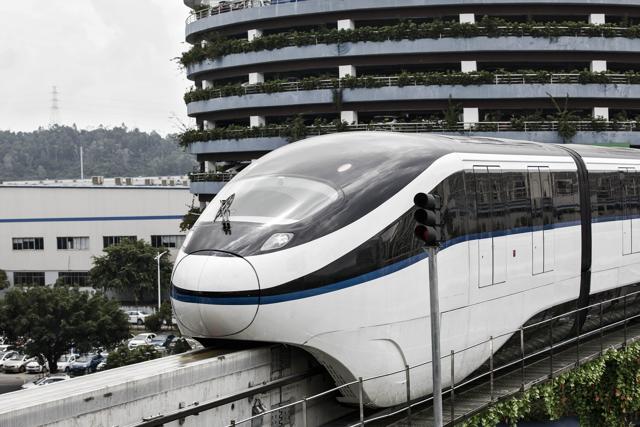 Image result for BYD monorail pic smart city