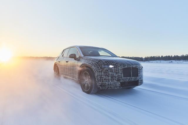 BMW iNext cold weather testing