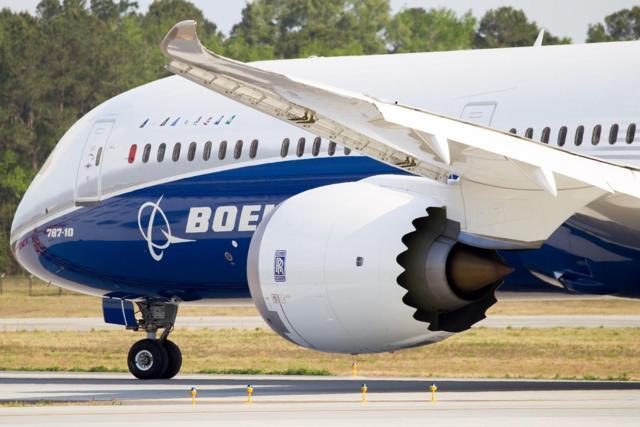 Aufnäher Boeing 737 747 767 777 787 blau NEU 9.5 x 6cm Original Boeing Patches 