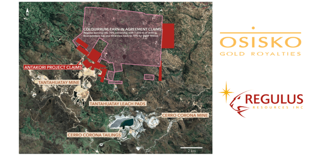 The royalty agreement between Osisko Gold Royalties and Regulus Resources is beneficial to both.