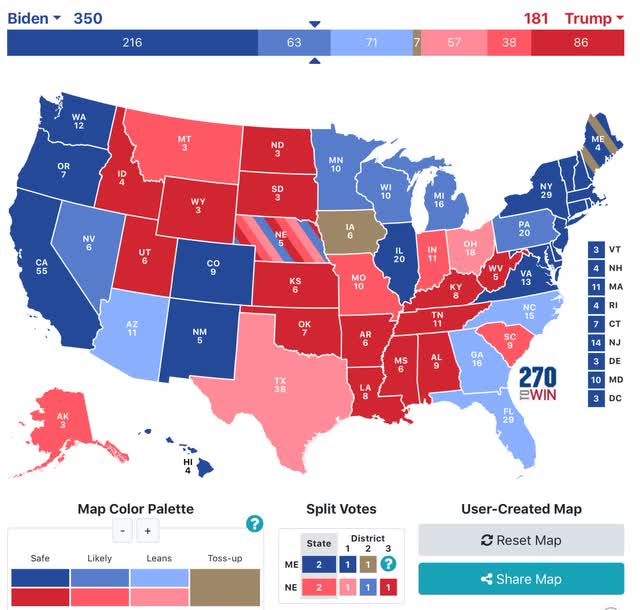 The Bonddad Blog: The final 2020 Presidential Electoral College ...