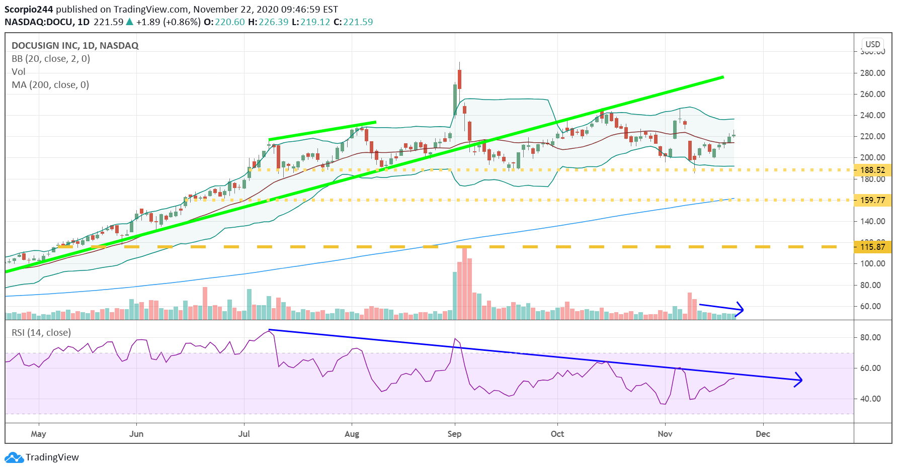 zoom stock projections