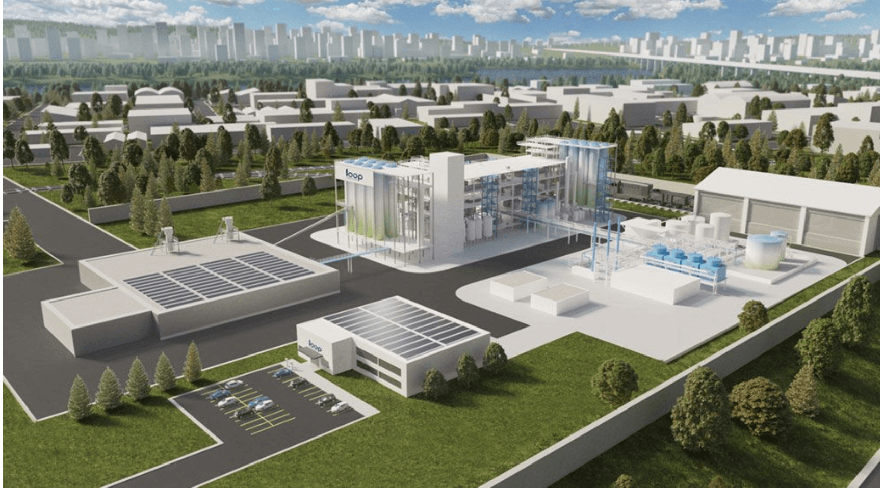 Render loop. Строительство завода. план строительства завода. запсибнефтехим завод. loop industries.
