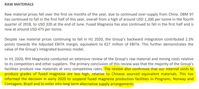 Source: 1H 2020 report