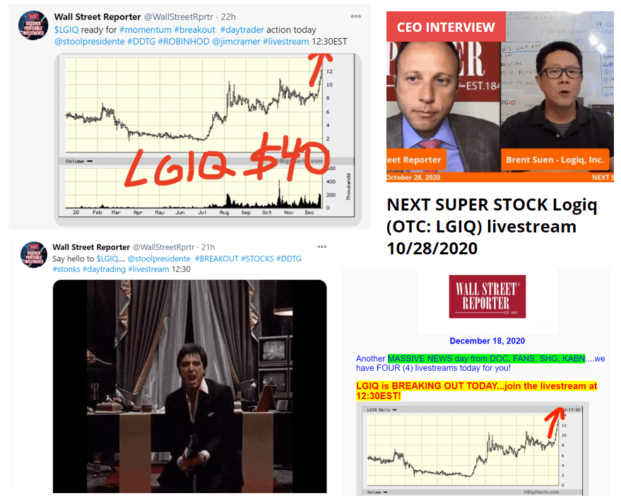 Logiq, Inc. Paid Stock Promotion Coincides With A Curious Merger