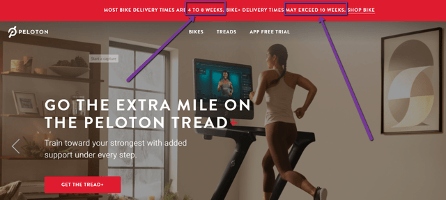 peloton cancelled my delivery