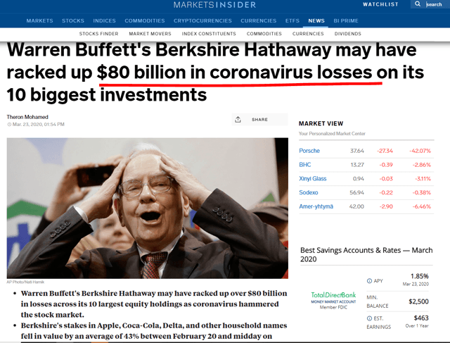 Berkshire Will Not Trade At A PE Of ~10 For Long - Take Advantage (NYSE ...