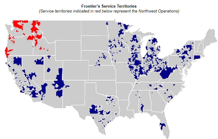 Frontier Fios Availability Map 2020 Frontier Communications Shareholders Are Getting Wiped Out Under The  Bankruptcy Plan (Nasdaq:fybr) | Seeking Alpha