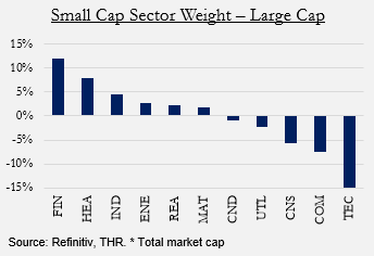 Small cap index weight