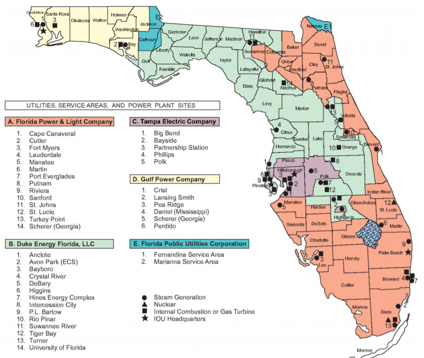 Best Florida Electric Utility Map Free New Photos New Florida Map