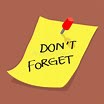 Image result for Don't Forget