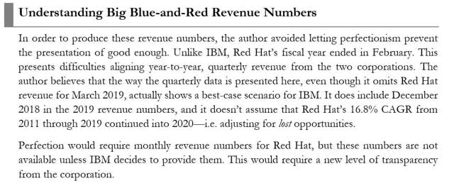 How to interpret the IBM and Red Hat Revenue Numbers