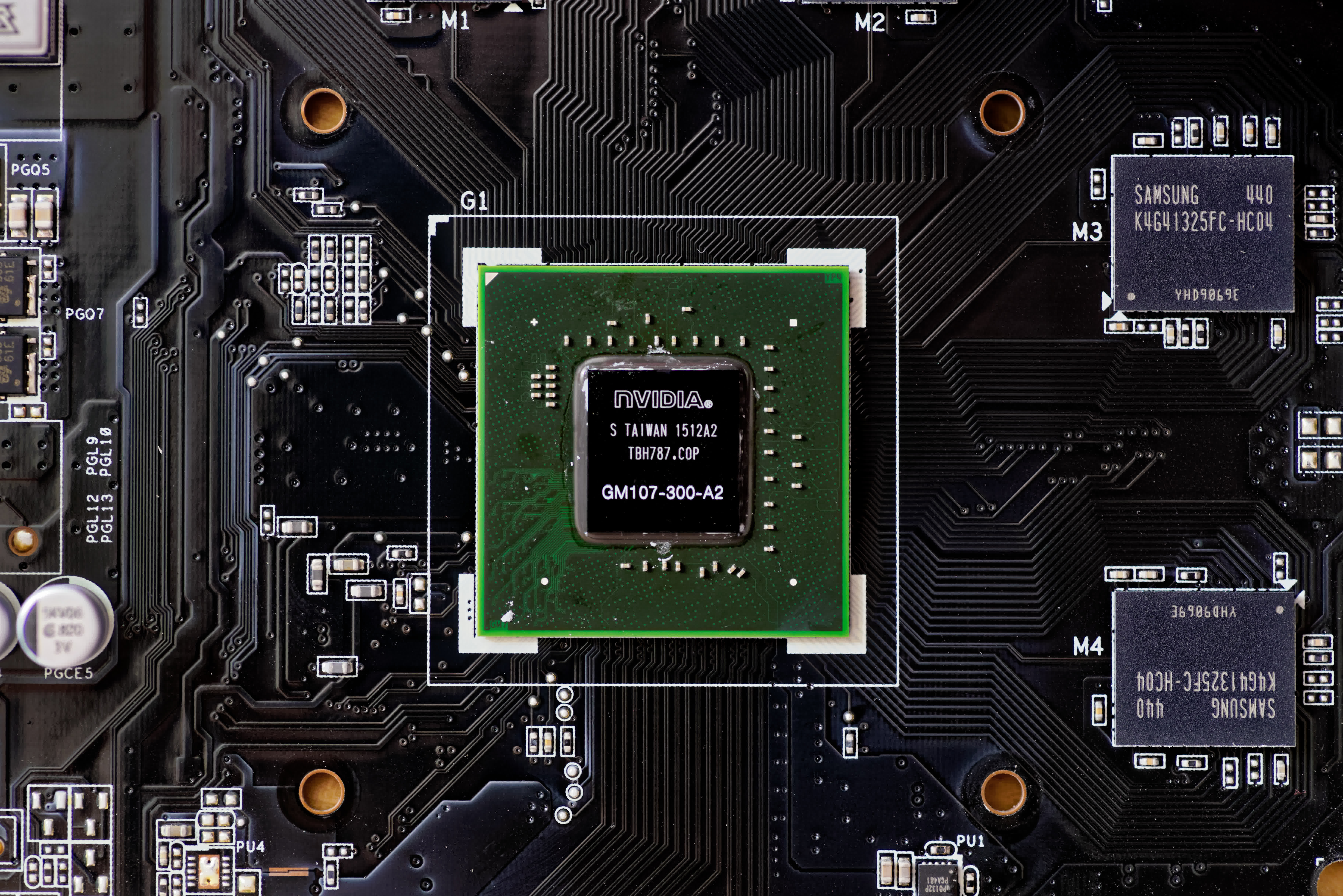 Graphic hardware. Large Chip. NVIDIA TPB647.02W.