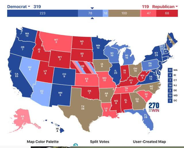 The 2020 Presidential election nowcast: polling trends favorable to ...