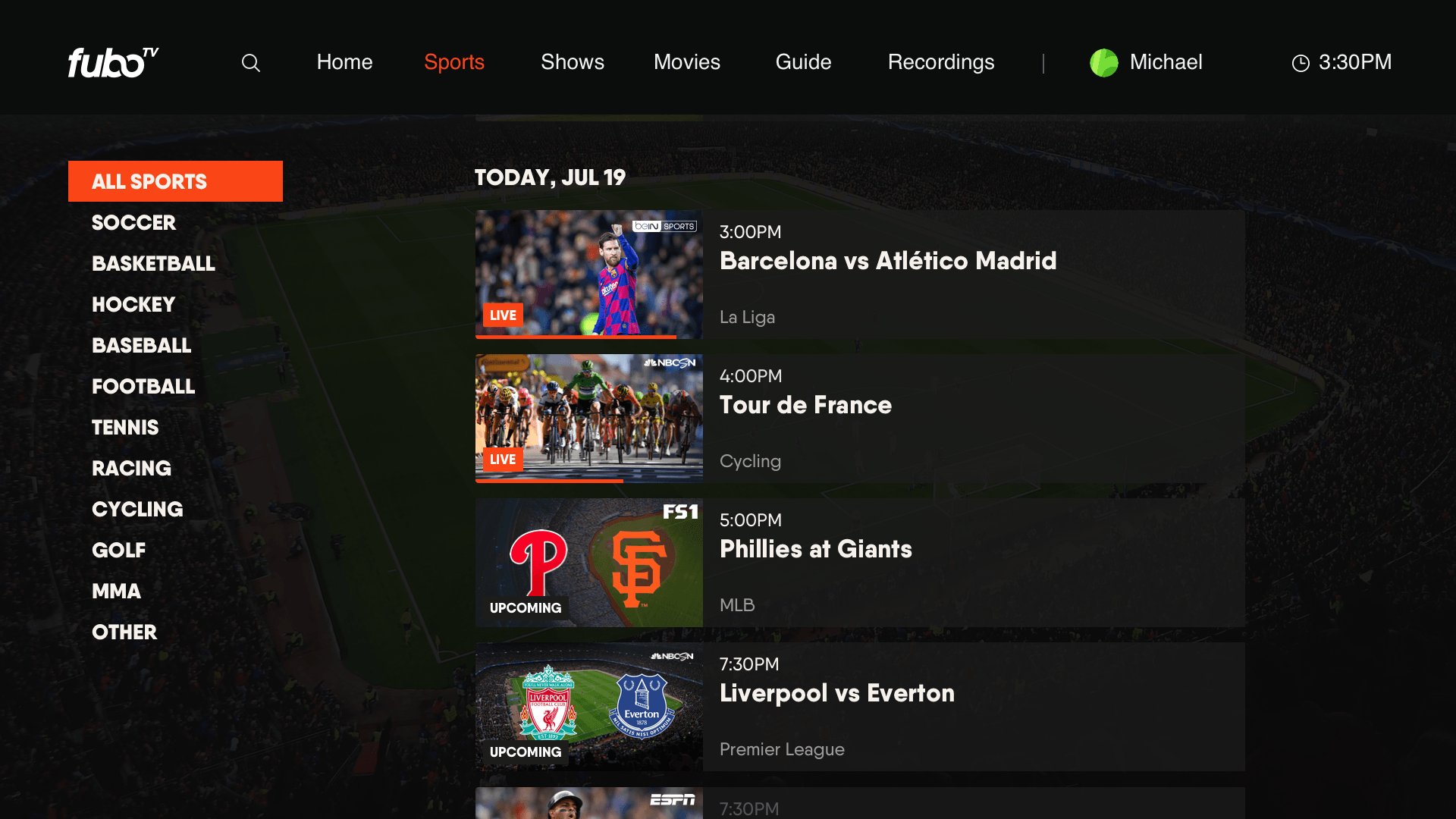 Fubotv discount bein sports