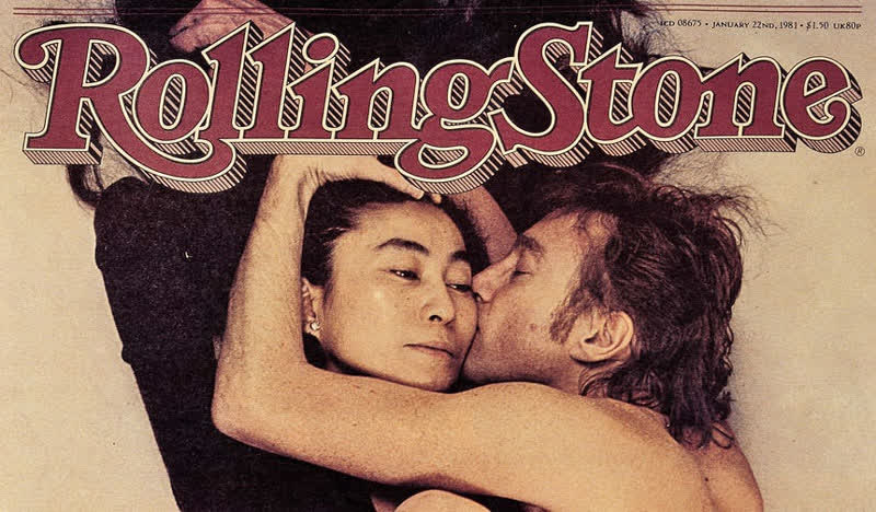 John And Yoko Appear On Rolling Stone Cover In Photo Taken Day Of John's Death - January 22, 1981