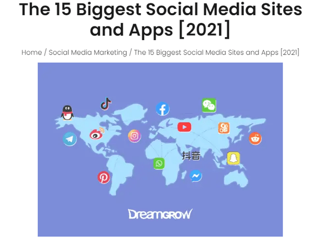 15 biggest social media sites and apps