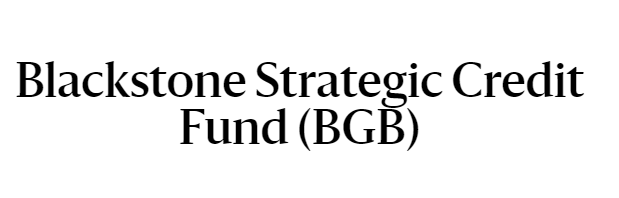 Blackstone strategic credit fund