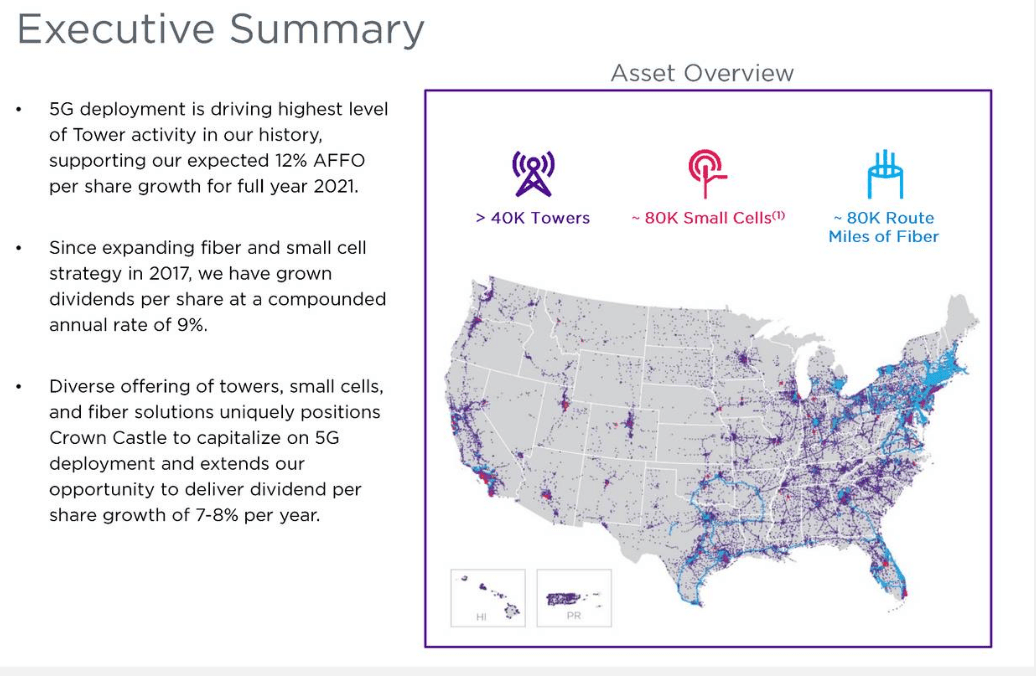 Crown Castle Tower Map Crown Castle: A Rare Reit That Justifies Its High Multiple (Nyse:cci) |  Seeking Alpha