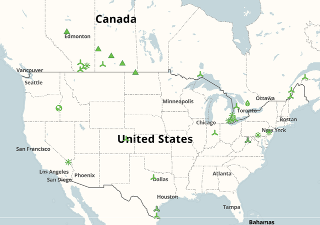 ENB pipelines in North America