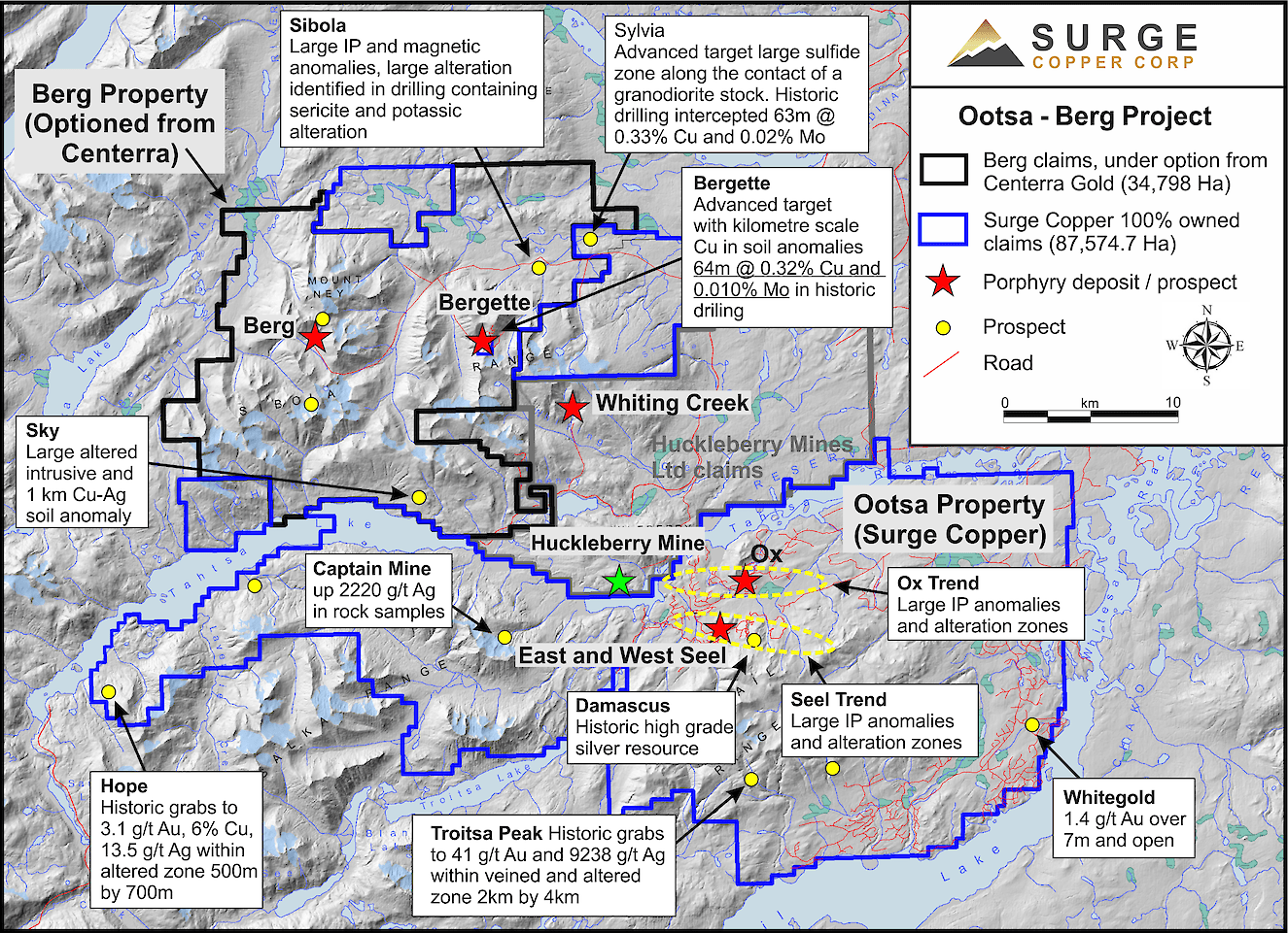 Surge Copper Corp.  Regional Exploration