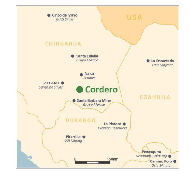 Discovery Silver Cordero Map