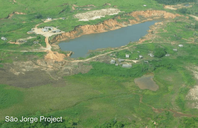 Gold mining Sao Jorge project
