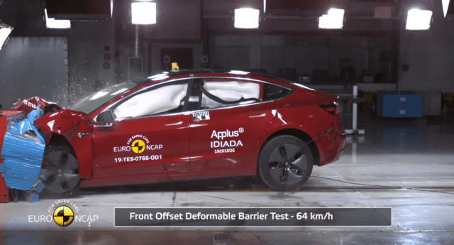 Euro NCAP Crash testing a Tesla