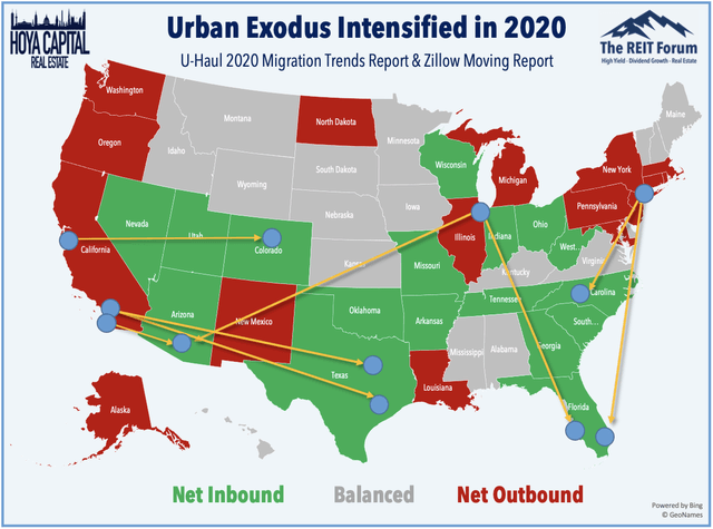 urban exodus intensified in 2020
