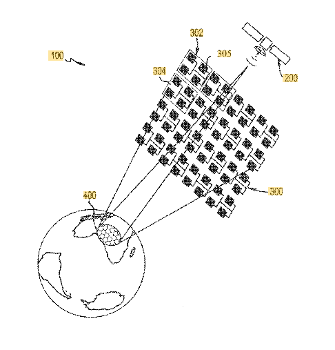 AST SpaceMobile satellite image from patent